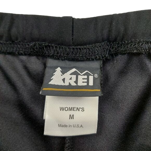 Rei Cycling Shorts Womens Medium Black Padded Drawstring Activewear - Picture 9 of 10